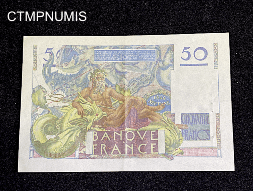 ,BILLET,FRANCE,50,FRANCS,LE,VERRIER,7,6,1951,