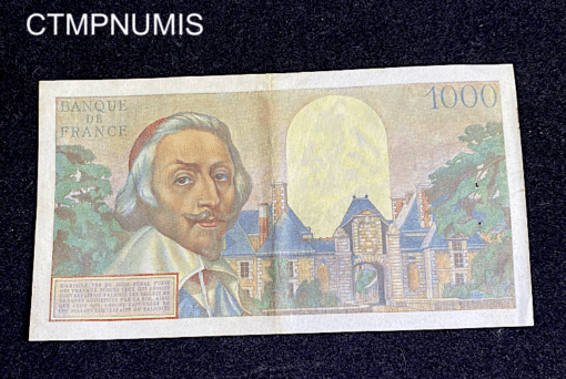 ,BILLET,FRANCE,1000,FRANCS,RICHELIEU,1955,