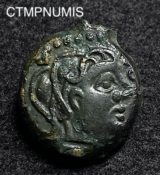 ,MONNAIE,GAULOISE,BRONZE,SENONS,GIAMILOS,OISEAU,