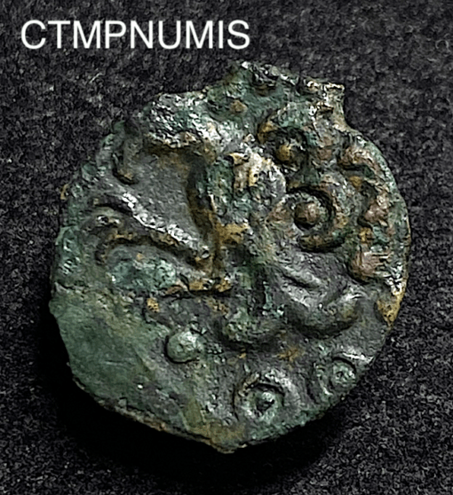 ,MONNAIE,GAULOISE,BRONZE,SENONS,GIAMILOS,OISEAU,