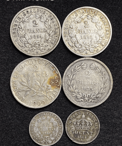 ,MONNAIE,FRANCAISE,ARGENT,2,FRANCS,RARE,