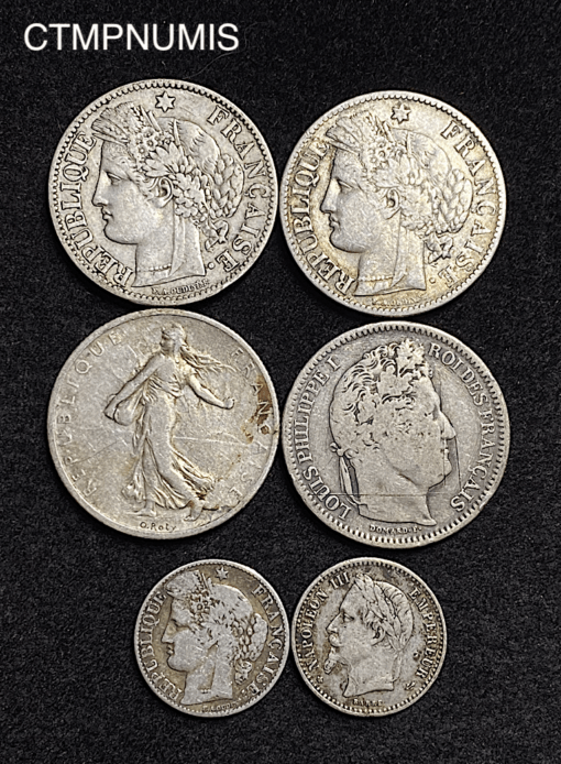 ,MONNAIE,FRANCAISE,ARGENT,2,FRANCS,RARE,