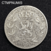 ,MONNAIE,BELGIQUE,5,FRANCS,ARGENT,1865,