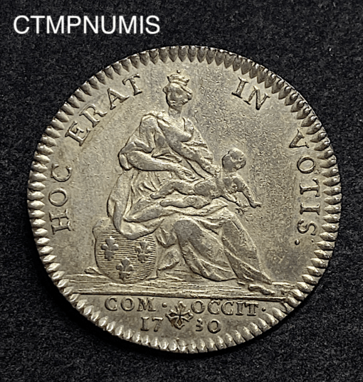 ,JETON,LANGUEDOC,LOUIS,XV,1730,ARGENT,