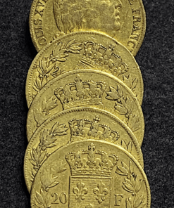 ,MONNAIE,20,FRANCS,OR,LOUIS,XVIII,1817,L,BAYONNE,