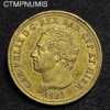 ,MONNAIE,ITALIE,80,LIRE,OR,1825,TURIN,