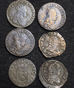 ,MONNAIE,LIARD,DOUBLE,TOURNOIS,LOT,