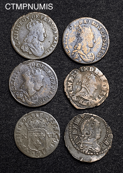 ,MONNAIE,LIARD,DOUBLE,TOURNOIS,LOT,