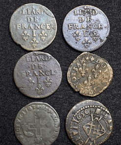 ,MONNAIE,LIARD,DOUBLE,TOURNOIS,LOT,