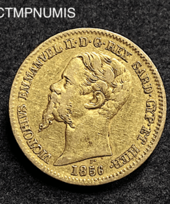 ,MONNAIE,ITALIE,20,LIRE,1856,TURIN,
