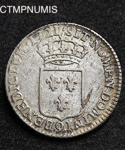 ,MONNAIE,ROYALE,LOUIS,XV,1721,RENNES,
