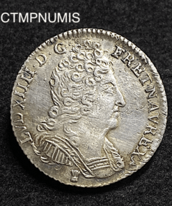 ,MONNAIE,ROYALE,1/10,ECU,COURONNES,1711,9,RENNES,
