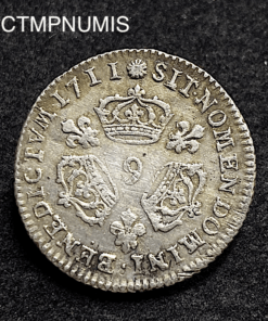 ,MONNAIE,ROYALE,1/10,ECU,COURONNES,1711,9,RENNES,