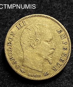 ,MONNAIE,5,FRANCS,OR,NAPOLEON,1860,