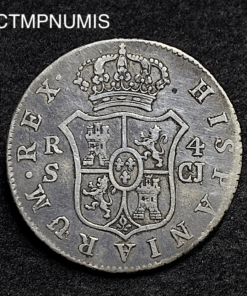 ,MONNAIE,ESPAGNE,4,REALES,FERDINAND,1818,SEVILLE,