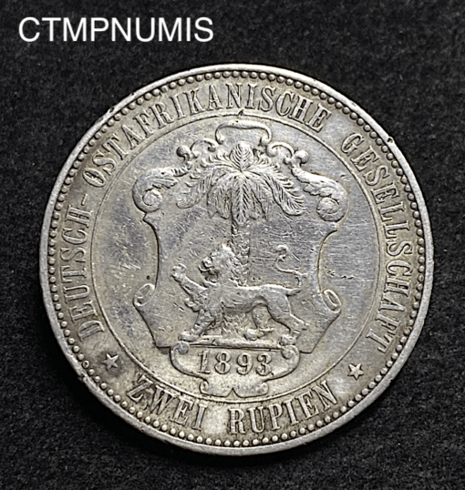 ,MONNAIE,ALLEMAGNE,TANZANIE,2,RUPIEN,1893,