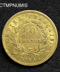 ,MONNAIE,40,FRANCS,OR,NAPOLEON,I°,1811,
