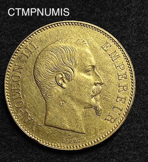 ,MONNAIE,100,FRANCS,OR,NAPOLEON,1857,