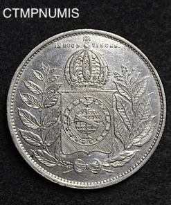 ,MONNAIE,BRESIL,2000,REIS,ARGENT,1851,