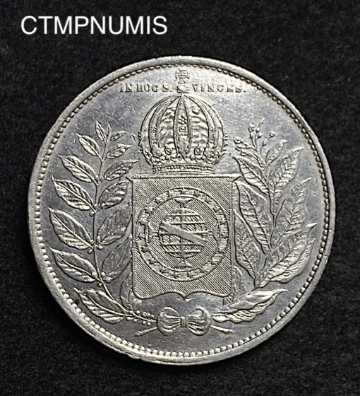 ,MONNAIE,BRESIL,2000,REIS,ARGENT,1851,
