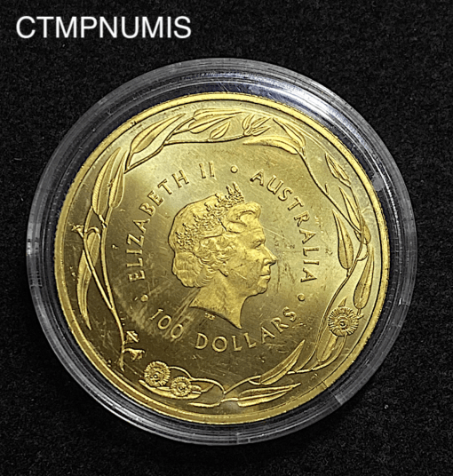 ,MONNAIE,AUSTRALIE,100,DOLLAR,OR,2017,1,ONCE,FIN,