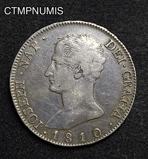 ,MONNAIE,ESPAGNE,20,REALES,NAPOLEON,1810,MADRID,