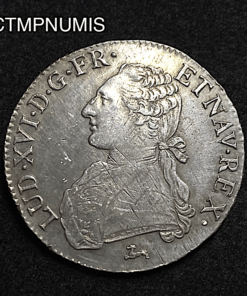 ,MONNAIE,ROYALE,ECU,ARGENT,LOUIS,XVI,1785,R,ORLEANS,
