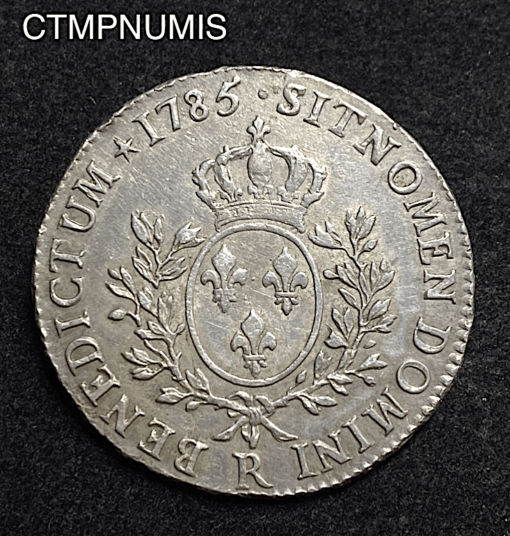 ,MONNAIE,ROYALE,ECU,ARGENT,LOUIS,XVI,1785,R,ORLEANS,