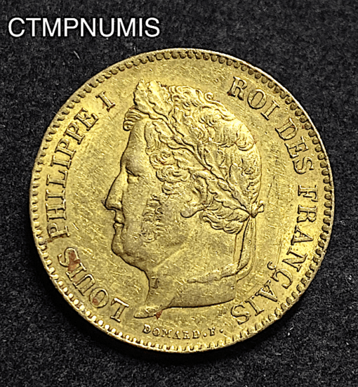 ,MONNAIE,40,FRANCS,OR,1831,LOUIS,
