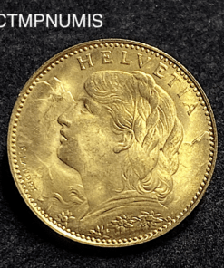 ,MONNAIE,SUISSE,10,FRANCS,OR,1922,