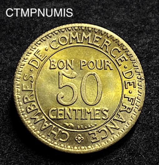 ,MONNAIE,50,CENTIMES,DOMARD,1924,SPL,