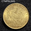 ,MONNAIE,10,FRANCS,OR,COQ,1907,