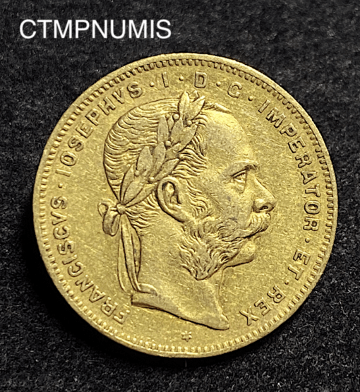 ,MONNAIE,AUTRICHE,20,FRANCS,OR,8,FLORIN,1871,