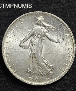 ,MONNAIE,1,FRANC,ARGENT,SEMEUSE,1910,