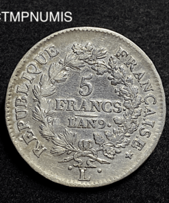 ,MONNAIE,5,FRANCS,UNION,ET,FORCE,AN,9,L,BAYONNE,