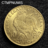 ,MONNAIE,10,FRANCS,OR,COQ,1910,