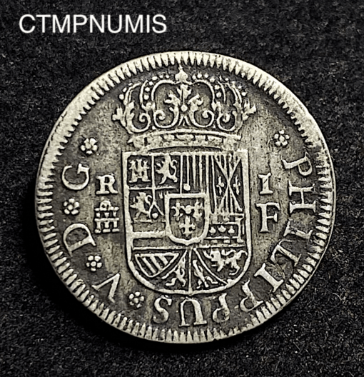 ,MONNAIE,ESPAGNE,1,REAL,ARGENT,1726,SEGOVIE,