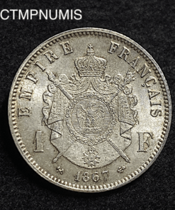 ,MONNAIE,1,FRANC,ARGENT,NAPOLEON,1867,K,BORDEAUX,