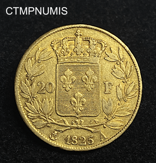 ,MONNAIE,20,FRANCS,OR,CHARLES,X,1825,