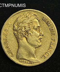 ,MONNAIE,20,FRANCS,OR,CHARLES,X,1825,
