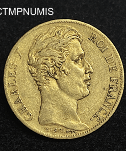 ,MONNAIE,20,FRANCS,OR,CHARLES,X,1827,