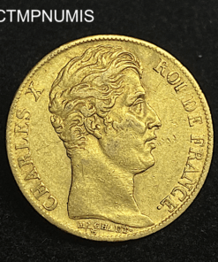 ,MONNAIE,20,FRANCS,OR,CHARLES,X,1828,