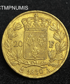 ,MONNAIE,20,FRANCS,OR,CHARLES,X,1830,