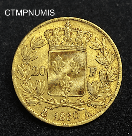,MONNAIE,20,FRANCS,OR,CHARLES,X,1830,