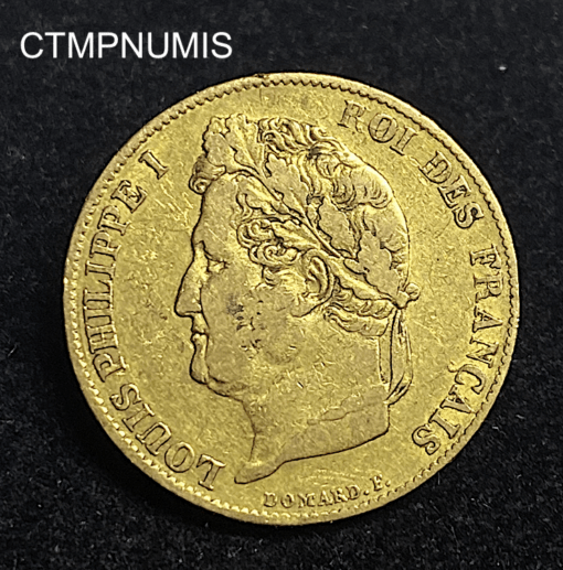 ,MONNAIE,20,FRANCS,OR,LOUIS,PHILIPPE,1836,