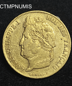,MONNAIE,20,FRANCS,OR,LOUIS,PHILIPPE,1840,