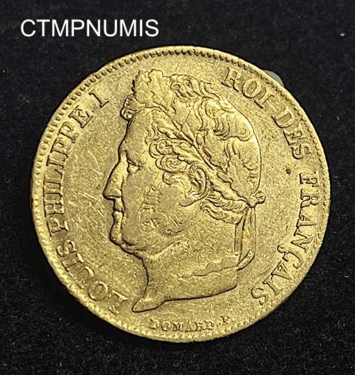 ,MONNAIE,20,FRANCS,OR,LOUIS,PHILIPPE,1840,