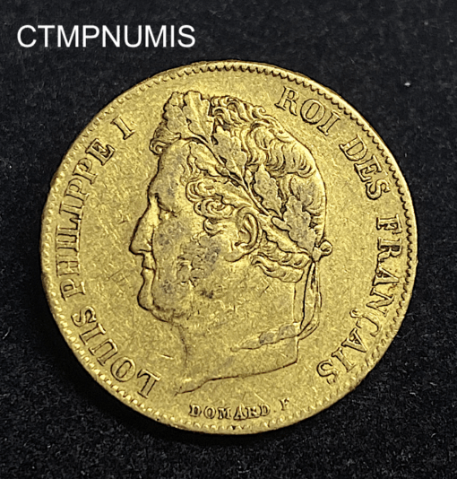 ,MONNAIE,20,FRANCS,OR,LOUIS,PHILIPPE,1841,