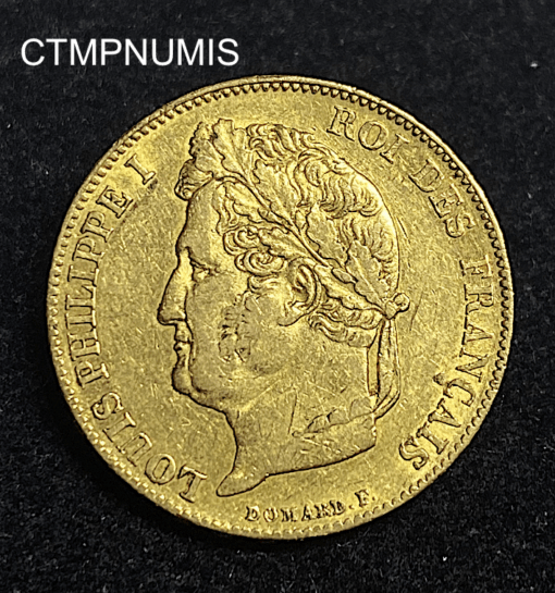 ,MONNAIE,20,FRANCS,OR,LOUIS,PHILIPPE,1848,