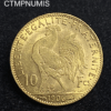 ,MONNAIE,10,FRANCS,OR,COQ,1906,